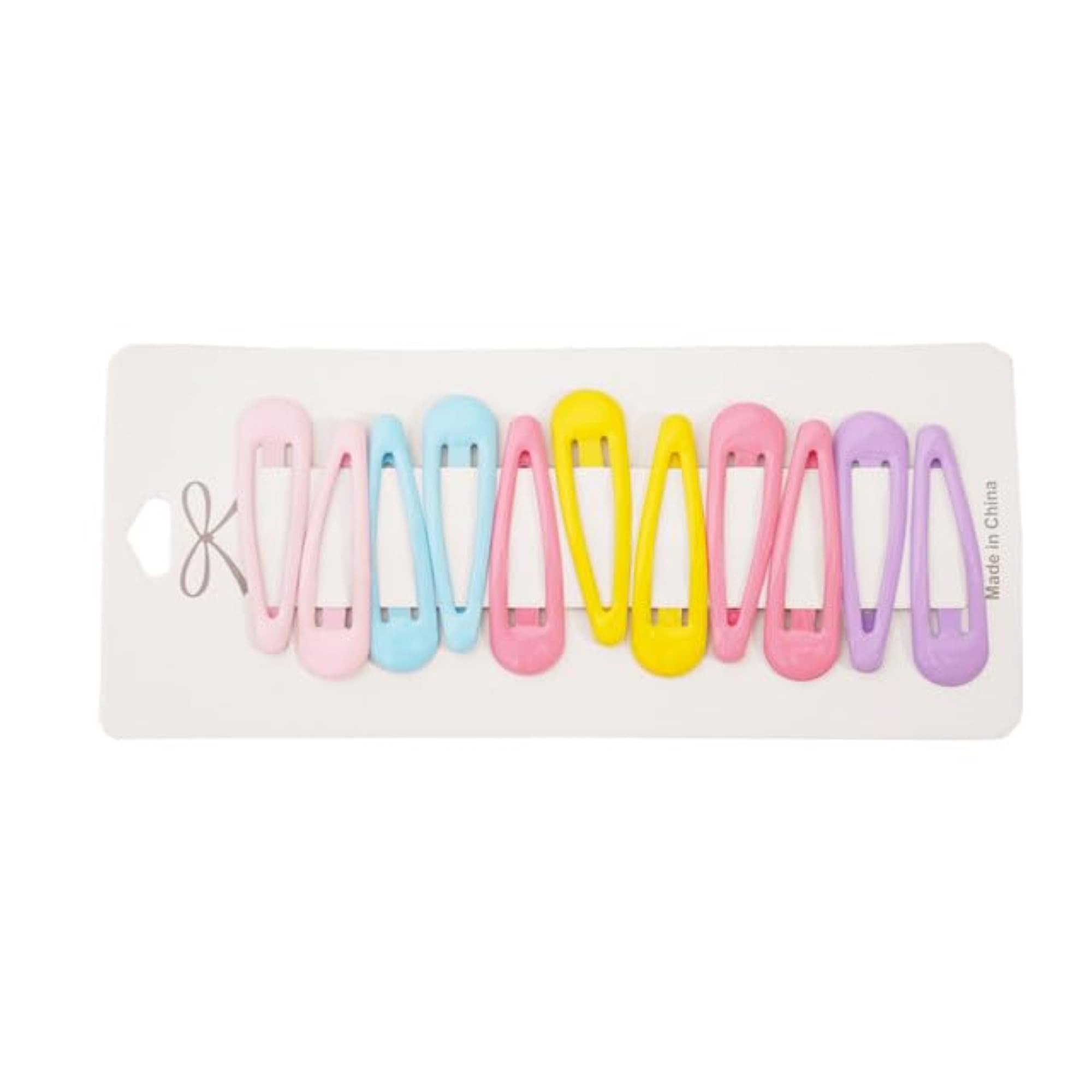 Snap Hair Clips Tic Tac Clips for Kids Girls, Multi Print Design